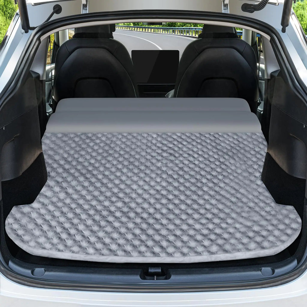 DikaSun Tesla Model Y Mattress: Self-Inflating Memory Foam Bed Air Mattress for Model Y Thickened Travel Camping SUV Sleeping Pad with Storage Bag