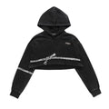 Hemp Rope Dark Style Hooded Sweater