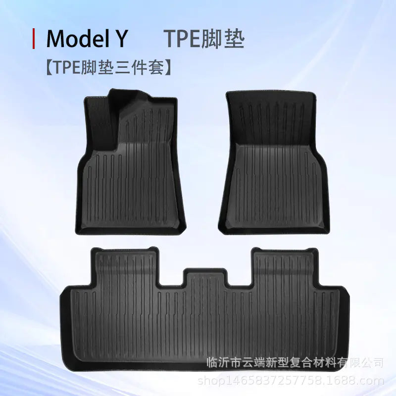 All-Weather TPE Floor Mats for Tesla Model 3/Y/S/X