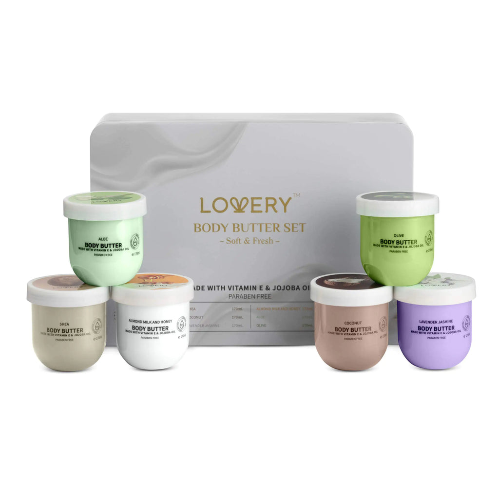 Valentine Day Gift Whipped Body Butter Scented Body Lotion Set - 36oz Beauty Spa Gift Set for Women & Men Aromatherapy Shea Butter Lotion Moisturizing Cream Mom Birthday Gift Box Self Care Package
