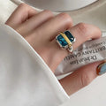 Vintage Luxury Thai Sterling Silver Ring