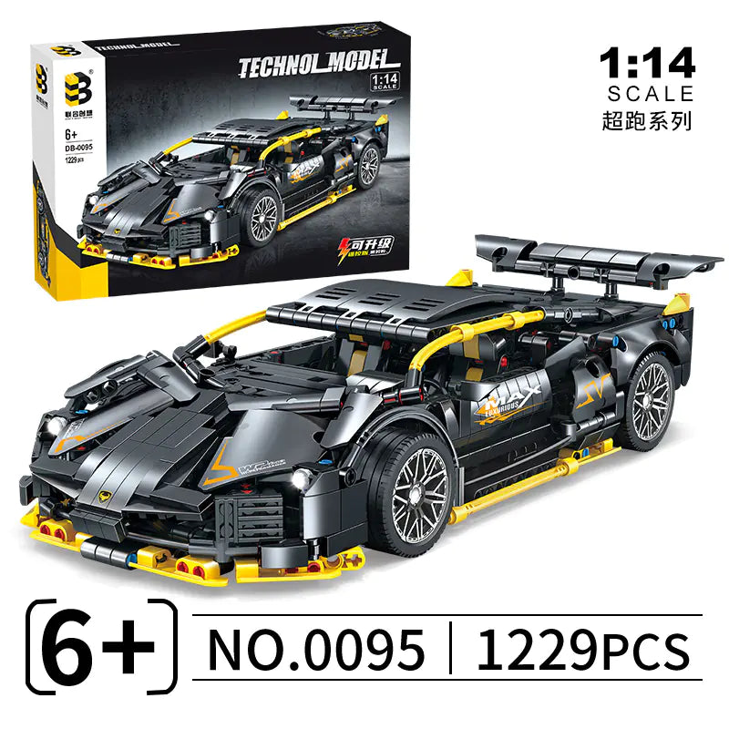 Lego-Compatible Bugatti Chiron Model Toy Gift Set