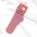 Hemp Pattern Elastic Wood Ears Women's Socks